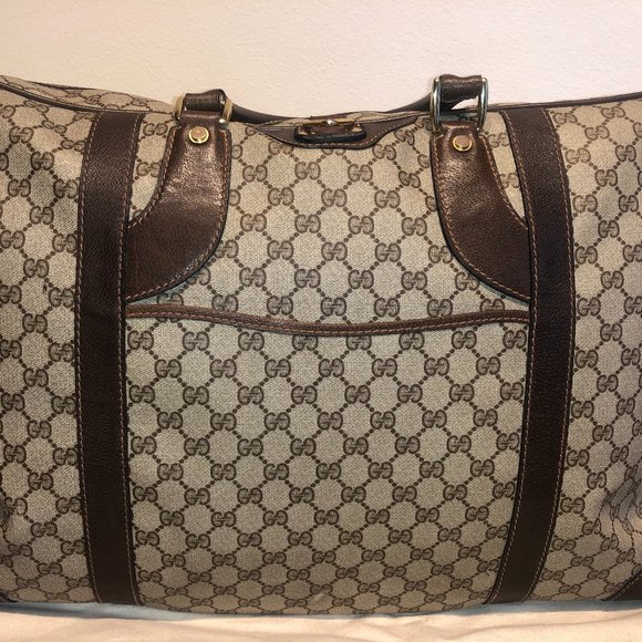 GUCCI Vintage Duffel Bag/ Suitcase - Picture 2 of 10